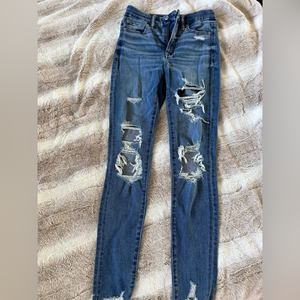 American Eagle Super Hi-Rise Jegging Jeans Womens size 2